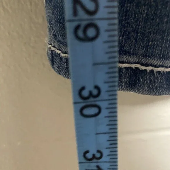 Daytrip Virgo Straight Stretch Jeans Size 28R Women Bling Equestrian Mid Rise - Picture 15 of 15